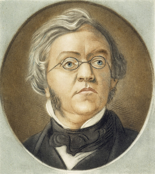 William M. Thackeray /N(1811-1863). English Novelist And Journalist. Mezzotint By G. Sidney Hunt. Poster Print by Granger Collection - Item # VARGRC0011040