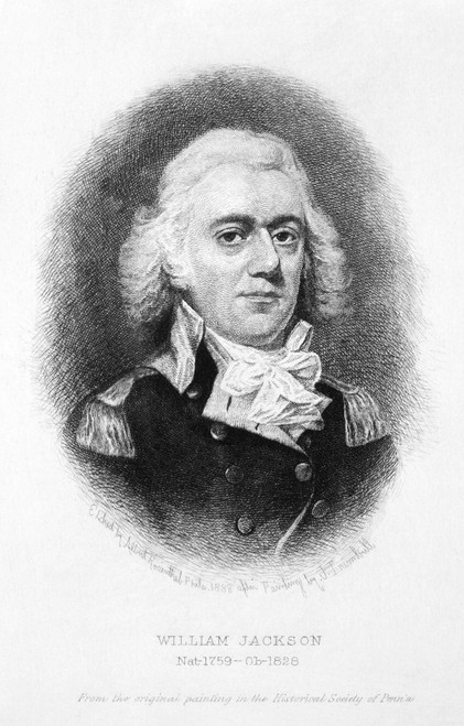 William Jackson (1759-1828). /Namerican Soldier. Etching, 1888, By Albert Rosenthal After John Trumbull. Poster Print by Granger Collection - Item # VARGRC0069078