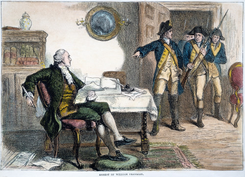 William Franklin /N(1731-1813). American Colonial Administrator. Arrested In 1776 As A Loyalist. Wood Engraving, 19Th Century. Poster Print by Granger Collection - Item # VARGRC0052645