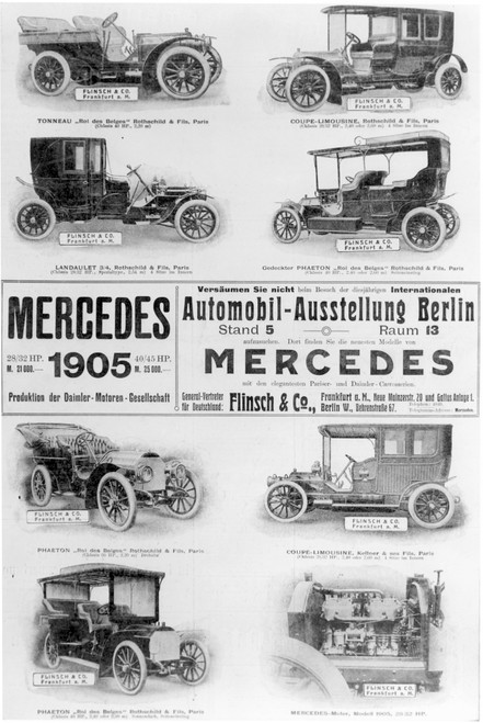 Automobile Ad, 1905. /Nadvertisement For An Automobile Show At Berlin, 1905. Poster Print by Granger Collection - Item # VARGRC0049472