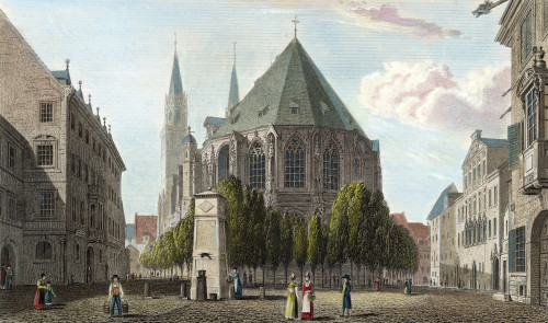 Nuremberg, Germany, 1839. /Na View Of St. Lorenz Kirche, Nuremberg, Germany. Steel Engraving, 1839, After W.H. Bartlett. Poster Print by Granger Collection - Item # VARGRC0041948