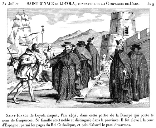 Saint Ignatius Of Loyola/N(1491-1556). Spanish Soldier And Ecclesiastic. Line Engraving, 18Th Century. Poster Print by Granger Collection - Item # VARGRC0015138