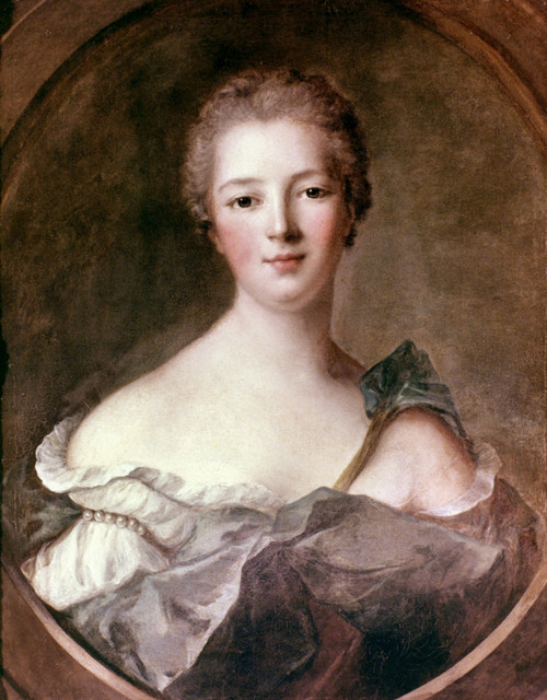 Marquise De Pompadour /N(1721-1764). Mistress Of King Louis Xv Of France. Oil On Canvas, 1748, By Jean-Marc Nattier. Poster Print by Granger Collection - Item # VARGRC0024892