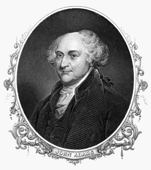 John Adams (1735-1826). /Nsecond President Of The United States. Engraving, 19Th Century. Poster Print by Granger Collection - Item # VARGRC0062194