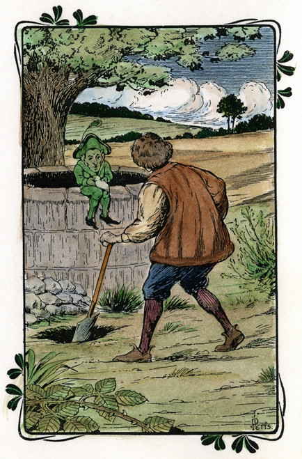 Leprechaun, 1908. /Ndrawing By John Petts. Poster Print by Granger Collection - Item # VARGRC0053668