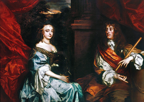 James Ii (1633-1701). /Nking Of Great Britain And Ireland, 1685-1688. James Ii, When Duke Of York, With His First Wife, Anne Hyde. Canvas By Sir Peter Lely. Poster Print by Granger Collection - Item # VARGRC0049047