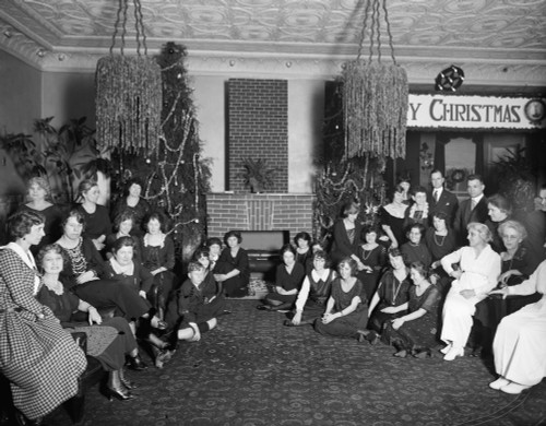 Salvation Army, C1921. /Ngroup Of Volunteers At The Salvation Army Christmas Meeting, C1921. Poster Print by Granger Collection - Item # VARGRC0106756