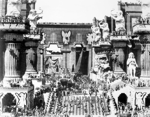 Griffith: Intolerance 1916. /Nthe Feast Of Belshazzar In The Babylonian Sequence In D.W. Griffith'S Film 'Intolerance.' Poster Print by Granger Collection - Item # VARGRC0042004