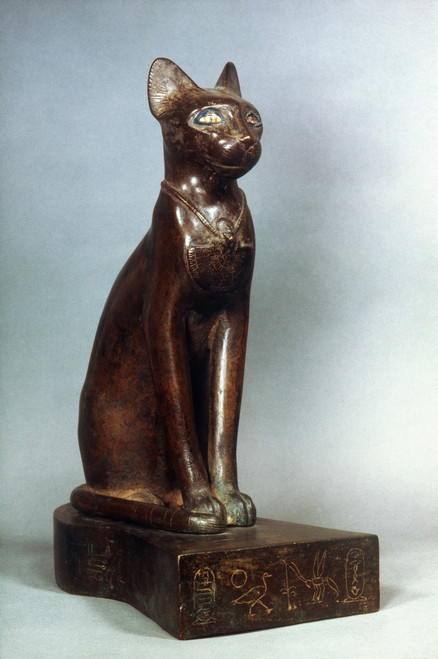 Egypt: Goddess Bastet. /Nthe Goddess Bastet In The Form Of A Cat, 664-610 B.C. Bronze. Poster Print by Granger Collection - Item # VARGRC0040387