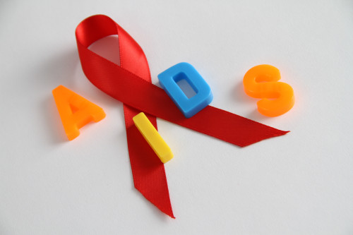 AIDS Awareness Symbol Poster Print by Science Source - Item # VARSCIBW8843