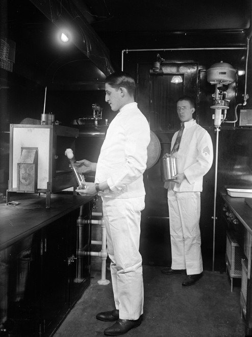 World War I: Red Cross Railroad. /Nsanitary Railroad Car Operated By The American Red Cross, 1917. Poster Print by Granger Collection - Item # VARGRC0106554