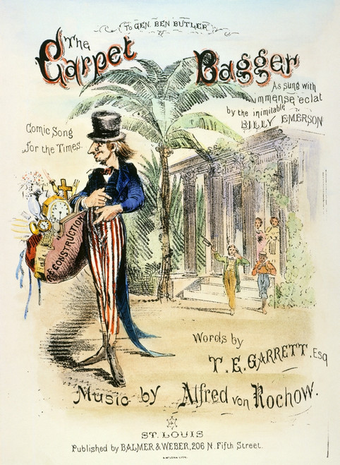 The Carpet Bagger, C1869. /Namerican Lithograph Song Sheet Music Cover, C1869. Poster Print by Granger Collection - Item # VARGRC0010904