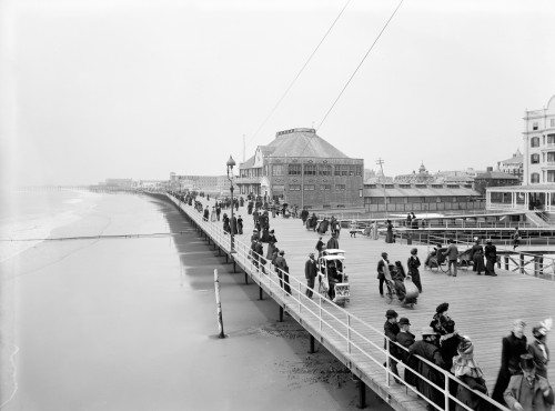 Atlantic City: Boardwalk. /Na View Of The Boardwalk Near The Casino In Atlantic City, New Jersey. Photographed C1900. Poster Print by Granger Collection - Item # VARGRC0119048 Atlantic City: Boardwalk. /Na View Of The Boardwalk Near The Casino In Atlantic City, New Jersey. Photographed C1900. Poster Print by Granger Collection - Item # VARGRC0119048