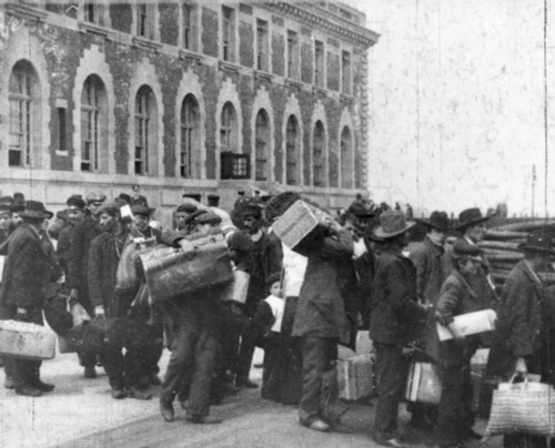 Ellis Island, C1895. /Nimmigrants Arriving At Ellis Island. Poster Print by Granger Collection - Item # VARGRC0012358