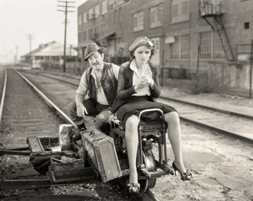 Silent Still: Man & Woman. Poster Print by Granger Collection - Item # VARGRC0074525