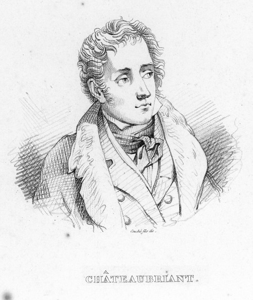 Francois Chateaubriand /N(1768-1848). French Writer And Statesman. Stipple Engraving, 19Th Century. Poster Print by Granger Collection - Item # VARGRC0040539 Francois Chateaubriand /N(1768-1848). French Writer And Statesman. Stipple Engraving, 19Th Century. Poster Print by Granger Collection - Item # VARGRC0040539