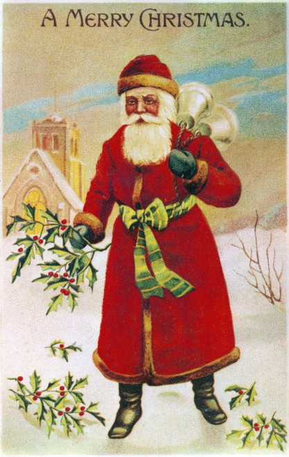 American Christmas Card. /Nlate 19Th Century. Poster Print by Granger Collection - Item # VARGRC0018729