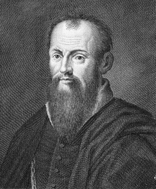 Giorgio Vasari (1511-1574). /Nitalian Painter, Architect And Art Historian. Steel Engraving After A Self-Portrait, Italian, C1800. Poster Print by Granger Collection - Item # VARGRC0036261