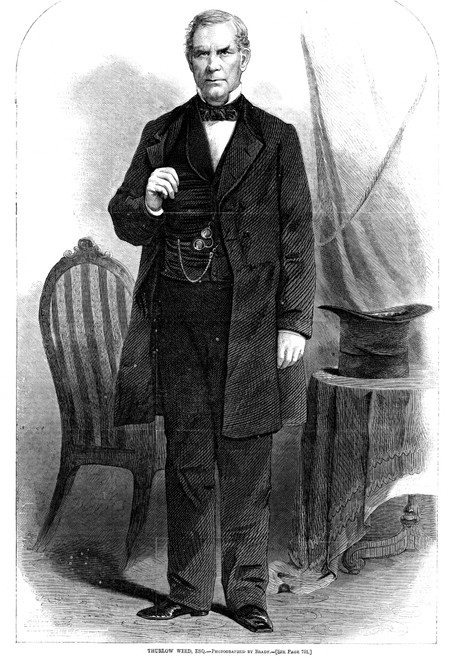 Thurlow Weed (1797-1882). /Namerican Journalist And Politician. American Engraving, 1861, After A Photograph By Mathew Brady. Poster Print by Granger Collection - Item # VARGRC0028635