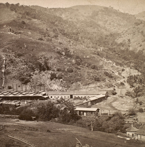 California: Gold Mine. /Ngold Mine In New Almaden, California. Stereograph, 1875. Poster Print by Granger Collection - Item # VARGRC0096395