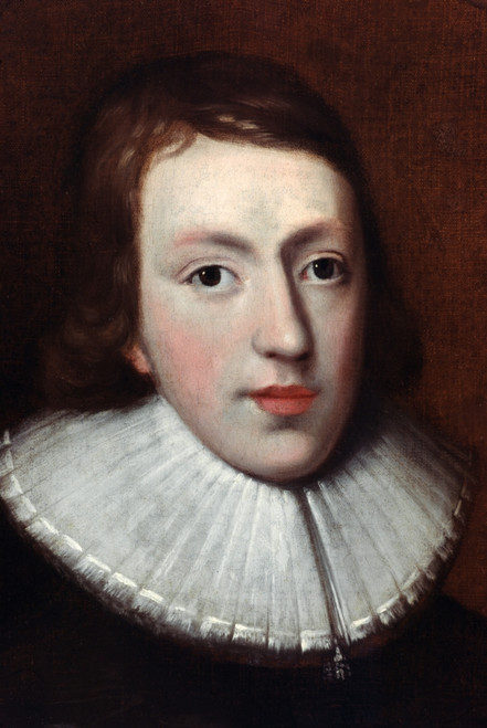 John Milton (1608-1674). /Nenglish Poet. Detail Of Painting, C1629, By An Unknown Artist. Poster Print by Granger Collection - Item # VARGRC0020516