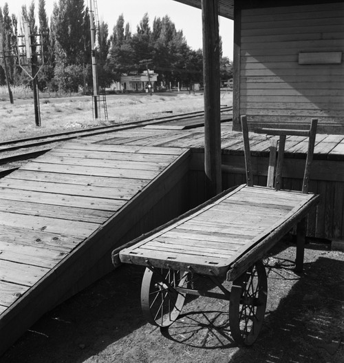 Railroad Station, 1939. /Ndetail Of An Old Railroad Station In The Small Farming Town Of Irrigon, Oregon. Photograph By Dorothea Lange, October 1939. Poster Print by Granger Collection - Item # VARGRC0123115