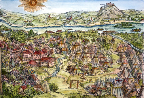 The Siege Of Vienna /Nthe Siege Of Vienna By The Turks In 1529. Contemporary Engraving By Barthel Beham. Poster Print by Granger Collection - Item # VARGRC0052307