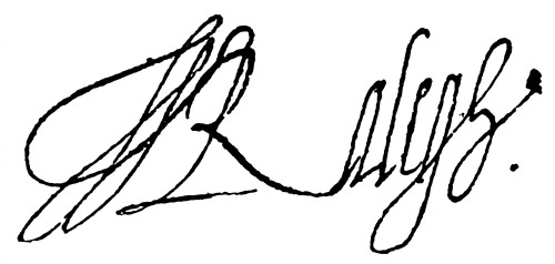 Sir Walter Raleigh /N(1552-1618). English Adventurer, Courtier, And Writer. Autograph Signature. Poster Print by Granger Collection - Item # VARGRC0064458
