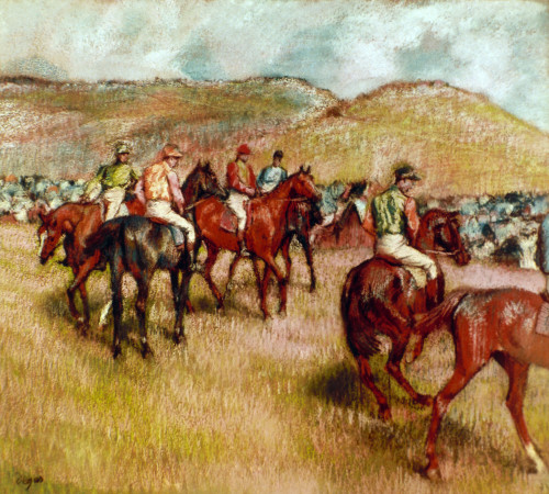 Degas: Before Start, C1893. /Nedgar Degas: Before The Start. Pastel On Paper, C1893. Poster Print by Granger Collection - Item # VARGRC0025104