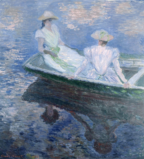 Monet: On The Boat, 1887. /Noil On Canvas, Claude Monet, 1887. Poster Print by Granger Collection - Item # VARGRC0433689