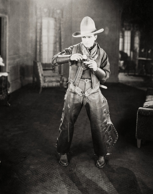 Silent Film Still: Cowboys. /Namerican Actor Richard Barthelmess (1895-1963) Portraying A Cowboy In A Silent Film, C1926. Poster Print by Granger Collection - Item # VARGRC0003472