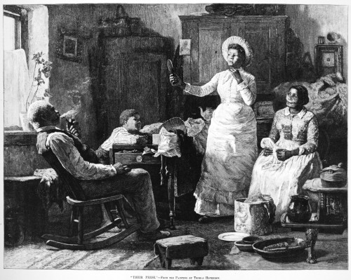Black Life, 1888. /N'Their Pride.' Wood Engraving, 1888, After A Painting By Thomas Hovenden. Poster Print by Granger Collection - Item # VARGRC0013182