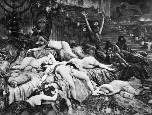 Belshazzar'S Feast. /Nphotogravure, Late 19Th Century. Poster Print by Granger Collection - Item # VARGRC0099286