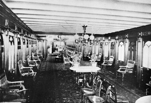Steamer Interior, C1867. /Ninterior Of The American Passenger Steamer 'Adirondack,' C1867. Poster Print by Granger Collection - Item # VARGRC0176669
