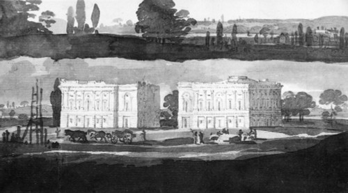 U.S. Capitol, 1815. /Na View Of The United States Capitol In The Year Following The Burning Of Washington, D.C. By The British. Watercolor By George Heriot, 1815. Poster Print by Granger Collection - Item # VARGRC0077235