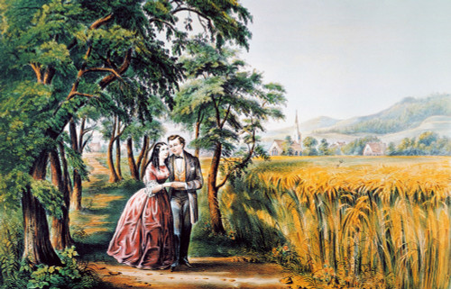 The Season Of Love. /Nlithograph, 1868, By Currier & Ives. Poster Print by Granger Collection - Item # VARGRC0011685