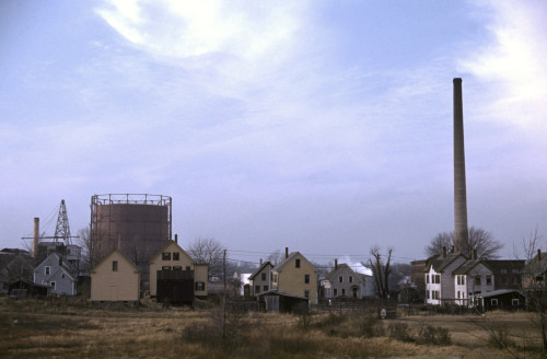 Industrial Housing, C1941. /Nindustrial Area In Massachusetts With Employee Housing, Possibly Around New Bedford. Photograph By Jack Delano, January C1941. Poster Print by Granger Collection - Item # VARGRC0122734