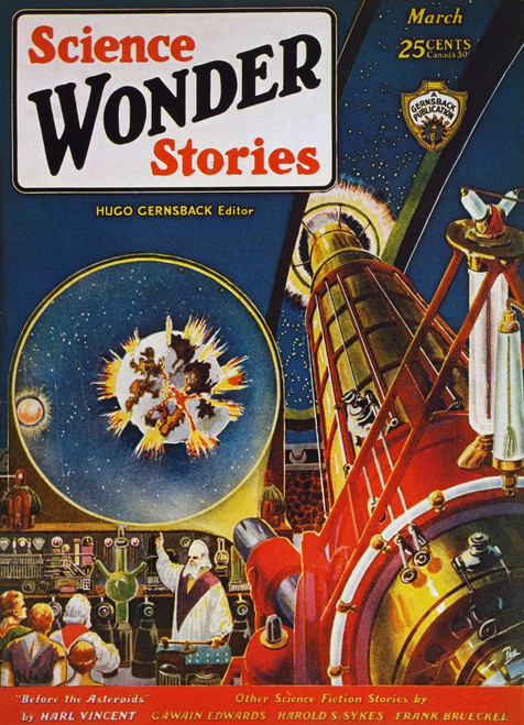 Sci-Fi Magazine Cover, 1930. /Namerican Magazine Cover, 1930. Poster Print by Granger Collection - Item # VARGRC0064656