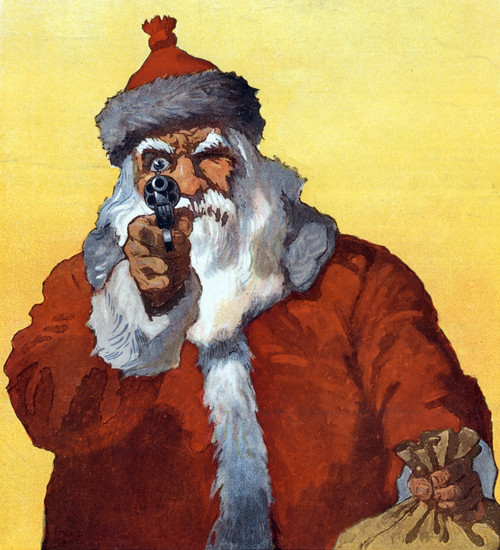 Hands Up! Puck Christmas, 1912 Poster Print by Science Source - Item # VARSCIJA9505