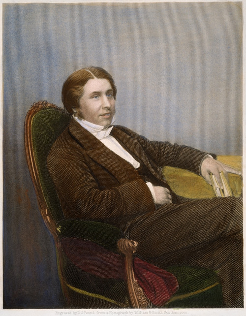 Charles Haddon Spurgeon /N(1834-1892). English Baptist Preacher. Steel Engraving, English, C1860, After A Photograph. Poster Print by Granger Collection - Item # VARGRC0053535