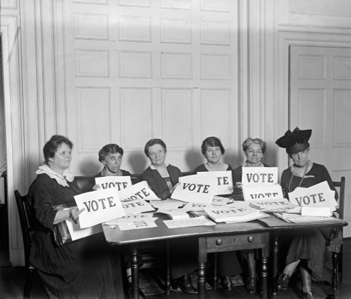 League Of Women Voters. /Nmeeting Of The National League Of Women Voters, 1924. Poster Print by Granger Collection - Item # VARGRC0103742