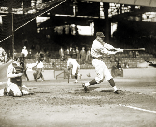 Walter Perry Johnson /N(1887-1946). American Professional Baseball Player. Getting A Hit, C1922. Poster Print by Granger Collection - Item # VARGRC0216937
