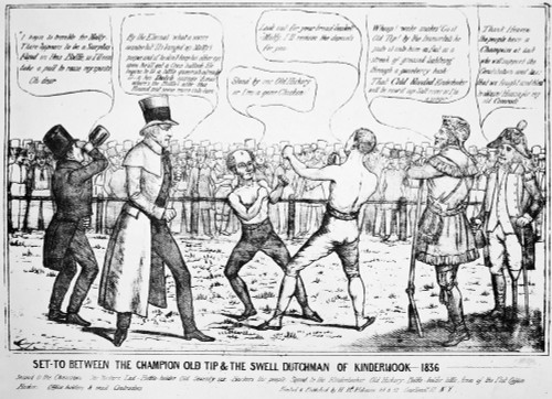 Presidential Campaign, 1836. /Na Pro-William Henry Harrison Lithograph Cartoon Of 1836. Poster Print by Granger Collection - Item # VARGRC0015958