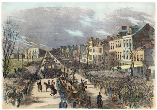 Buchanan: Inauguration, 1857. The Inaugural Procession Of President James Buchanan Along Pennsylvania Avenue, Washington, D.C., On 4 March 1857. Engraving, 1857. Poster Print by Granger Collection - Item # VARGRC0008728