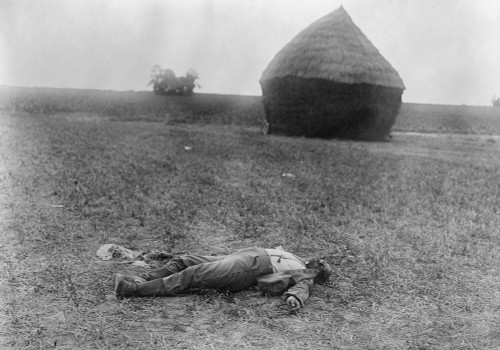 Wwi: Casualties, C1914. /Na Dead German Soldier On A Battlefield In France. Photograph, C1914. Poster Print by Granger Collection - Item # VARGRC0354230 Wwi: Casualties, C1914. /Na Dead German Soldier On A Battlefield In France. Photograph, C1914. Poster Print by Granger Collection - Item # VARGRC0354230