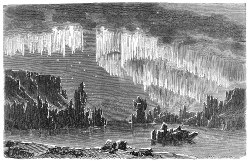 Aurora Borealis, 1868./Nwood Engraving, French, 1868. Poster Print by Granger Collection - Item # VARGRC0091371