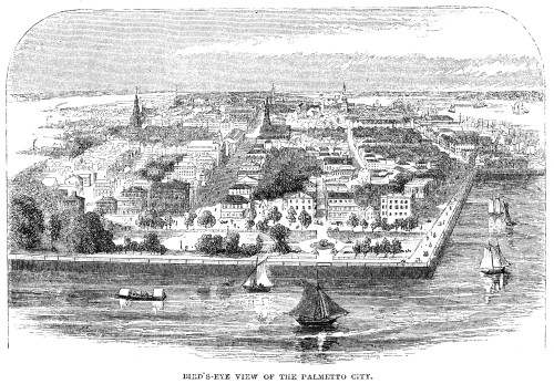 Charleston, 1857. /N'Bird'S-Eye View Of The Palmetto City,' Charleston, South Carolina. Wood Engraving, 1857. Poster Print by Granger Collection - Item # VARGRC0078158