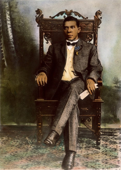 Booker T. Washington /N(1856-1915). American Educator. Oil Over A Photograph, C1900. Poster Print by Granger Collection - Item # VARGRC0007906
