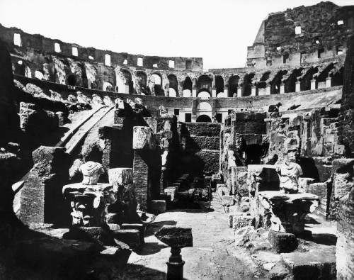 Rome: Colosseum. /Nthe Arena Of The Colosseum In Rome, During The Excavations In 1874-1878. Photograph By John Henry Parker. Poster Print by Granger Collection - Item # VARGRC0124866
