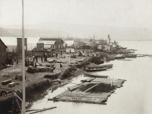 Dawson City, C1897. /Nthe River Front Of The Mining Town Of Dawson City, Center Of The Klondike Gold Fields In Canada'S Yukon Territory. Photograph, C1897. Poster Print by Granger Collection - Item # VARGRC0111736